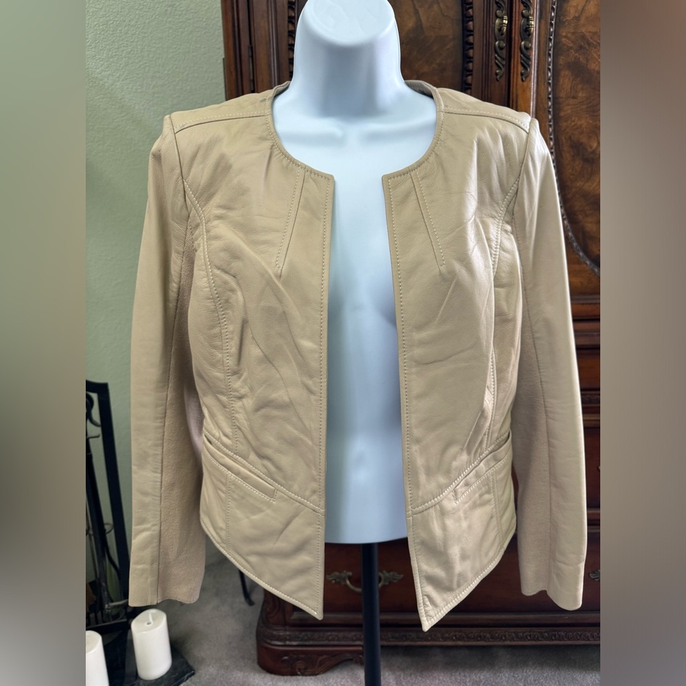 🆕 Halogen | Leather Jacket Size XSP
